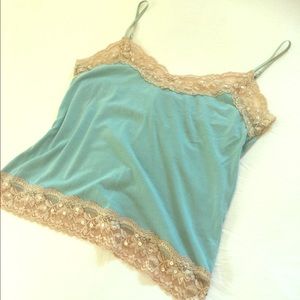 Tank Top Lace with Bra Liner